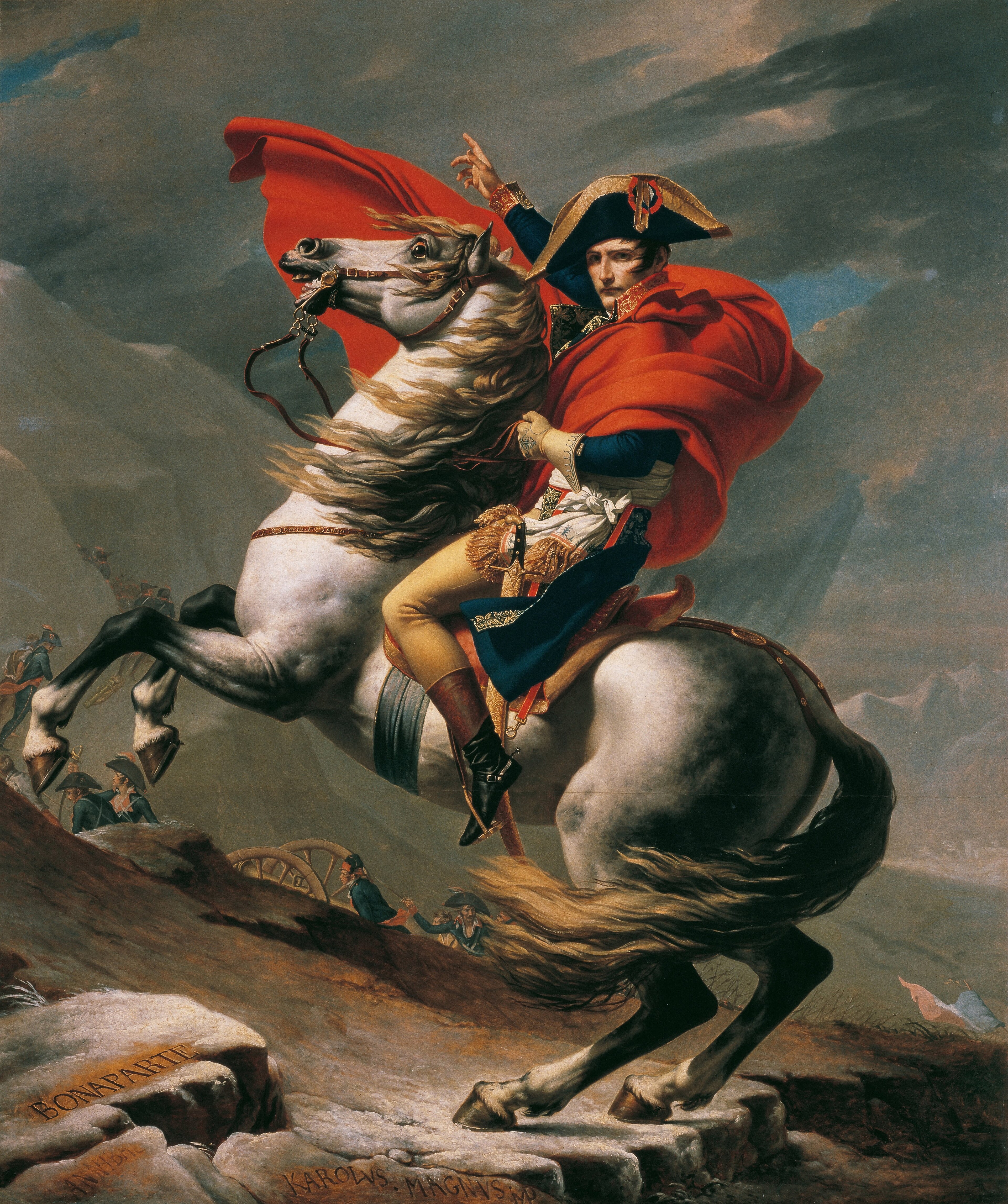 Napoleon Crossing the Alps (Bonaparte franchissant le Grand-Saint-Bernard)