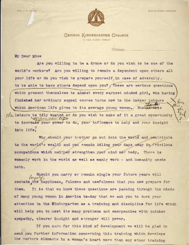Letter to students